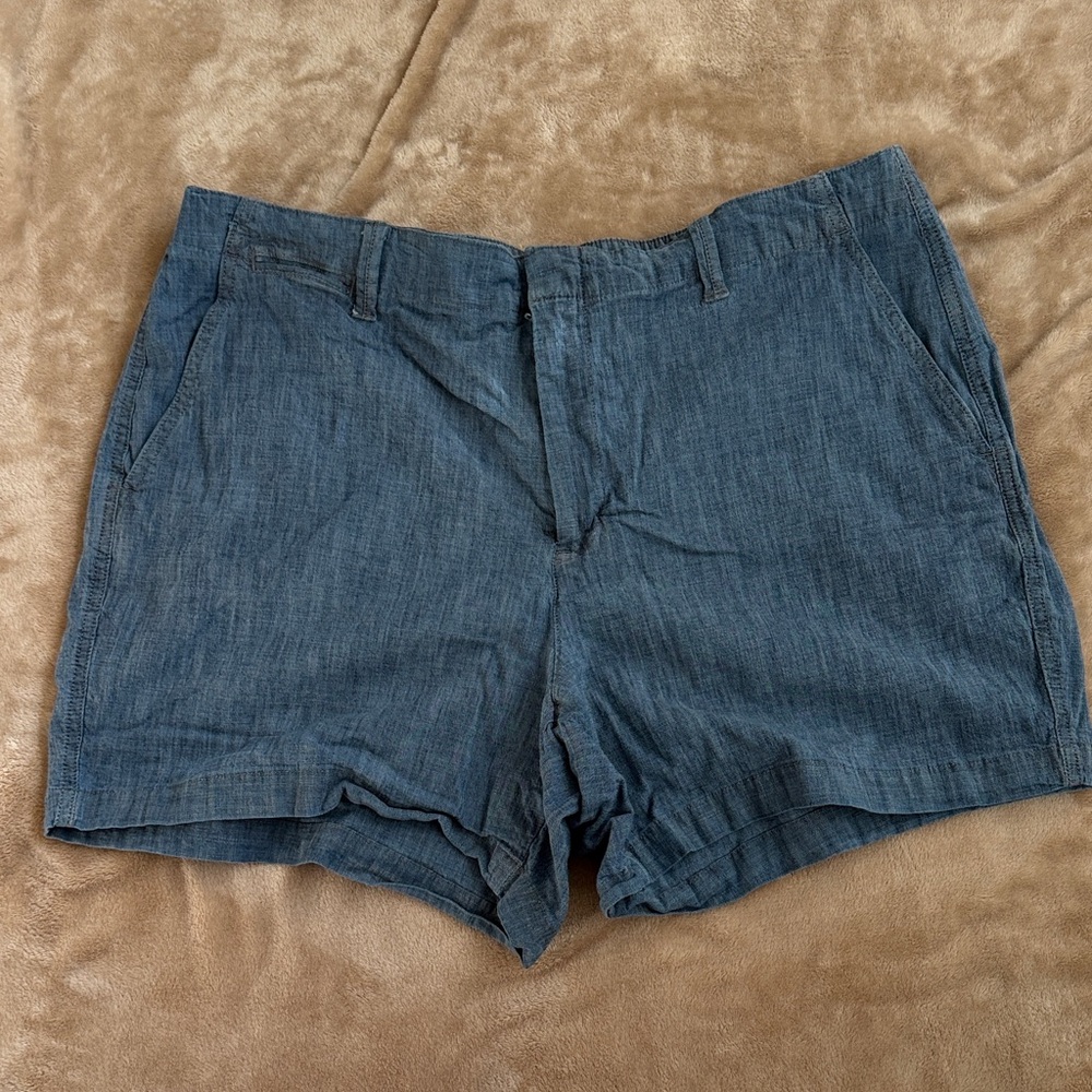 Lands' End Slate Blue Women's Casual Shorts